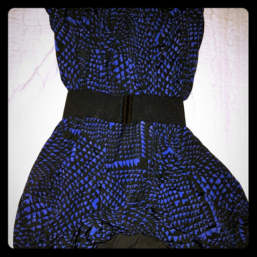 BCBG strapless dress with pockets!!
